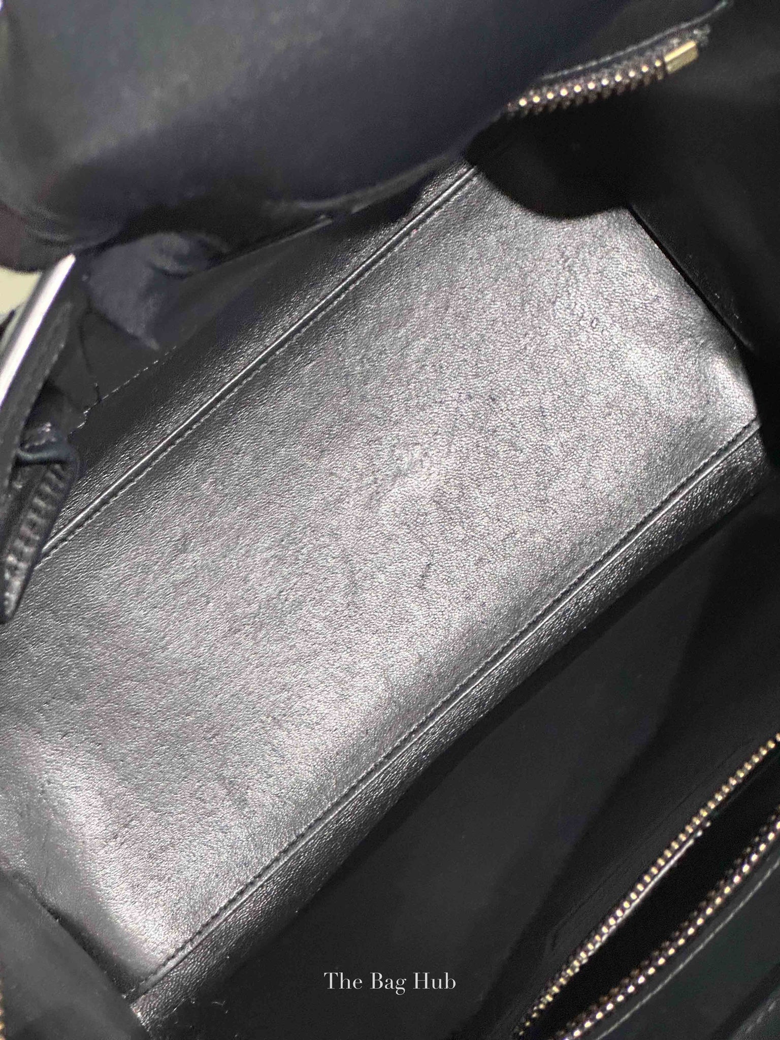 Celine Tri-Color Drummed Calfskin/Suede Micro Luggage Bag