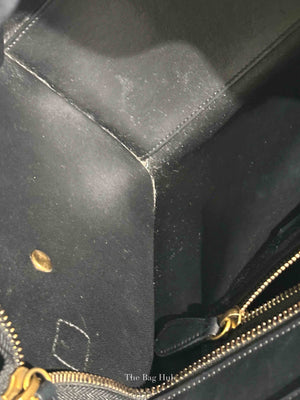 Celine Tri-Color Drummed Calfskin/Suede Micro Luggage Bag