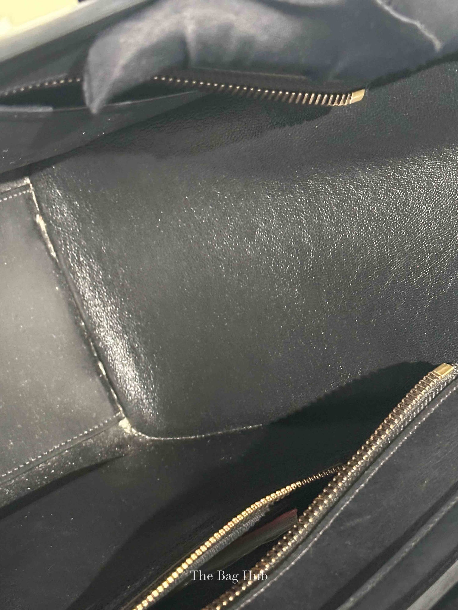 Celine Tri-Color Drummed Calfskin/Suede Micro Luggage Bag
