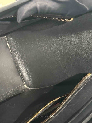 Celine Tri-Color Drummed Calfskin/Suede Micro Luggage Bag