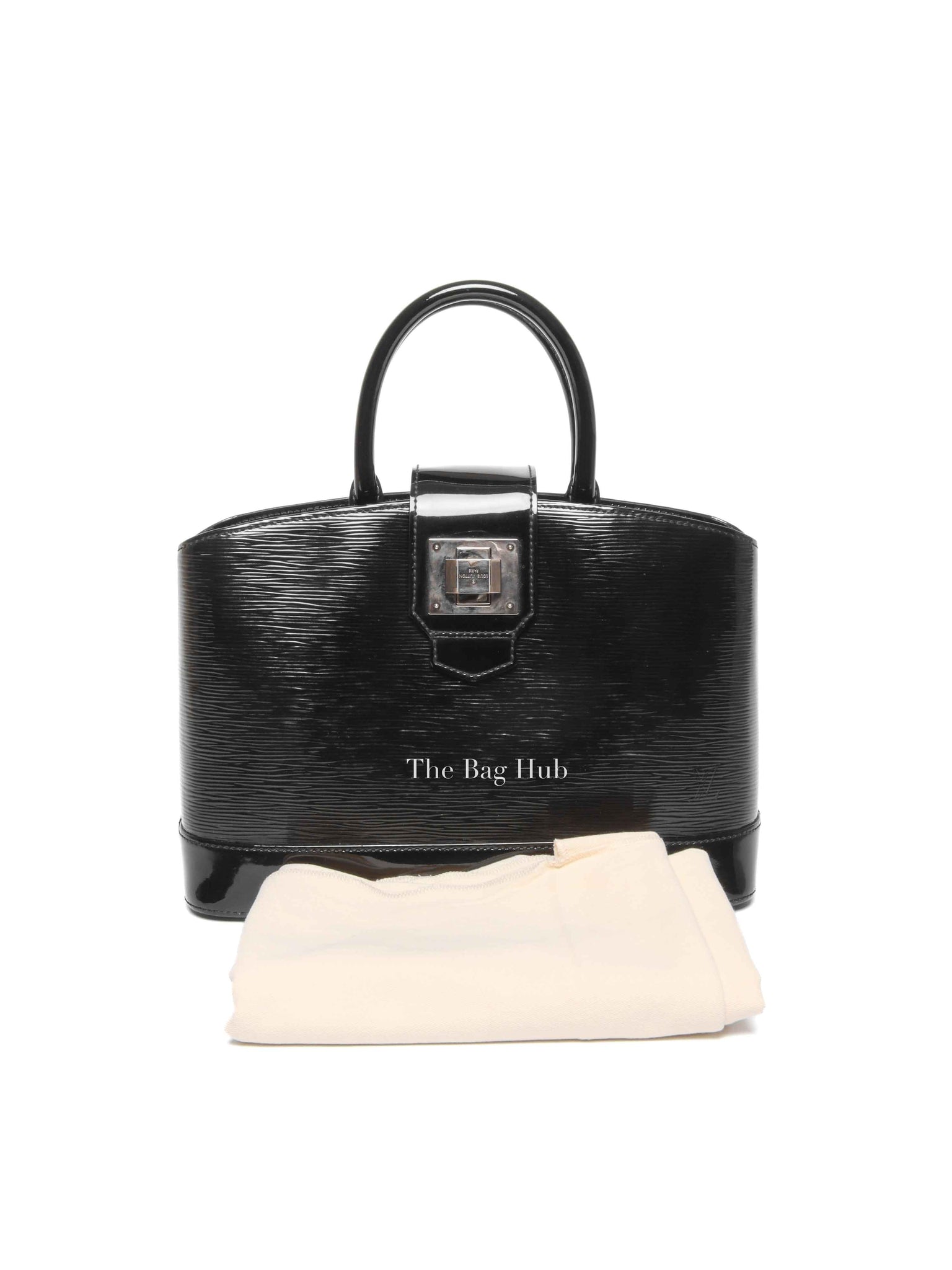 Louis Vuitton Black Epi Leather Mirabeu PM Hand Bag