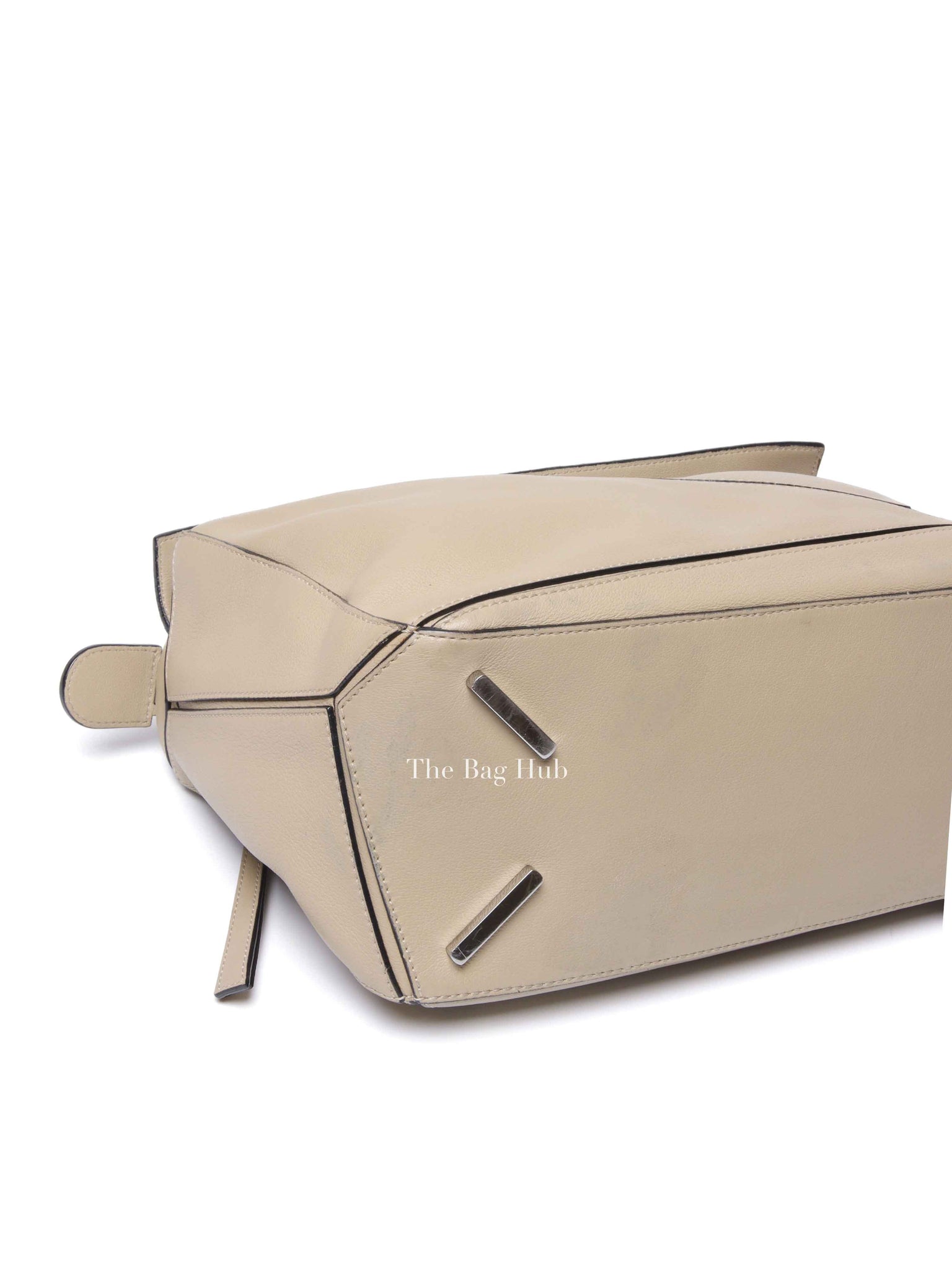 Loewe Etoupe Leather Medium Puzzle Bag