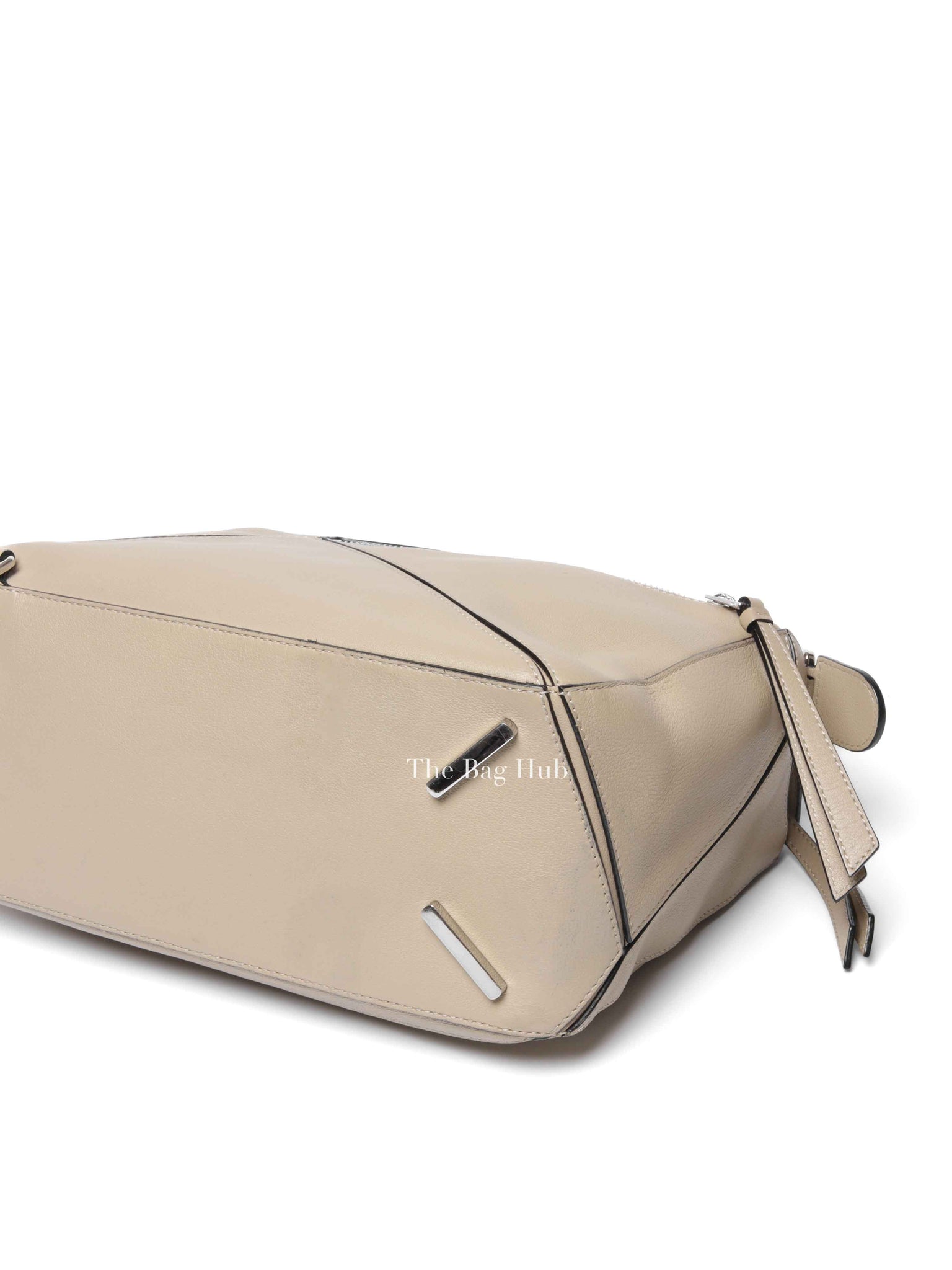 Loewe Etoupe Leather Medium Puzzle Bag