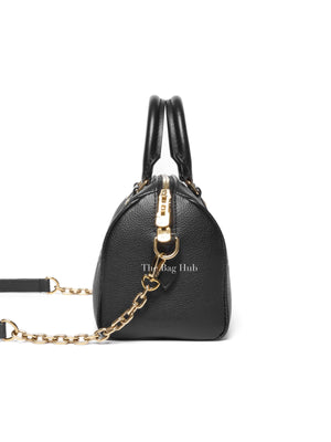 Louis Vuitton Black Monogram Empreinte Leather Speedy Bandouliere 20 Bag
