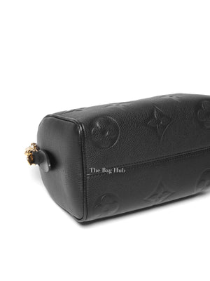 Louis Vuitton Black Monogram Empreinte Leather Speedy Bandouliere 20 Bag