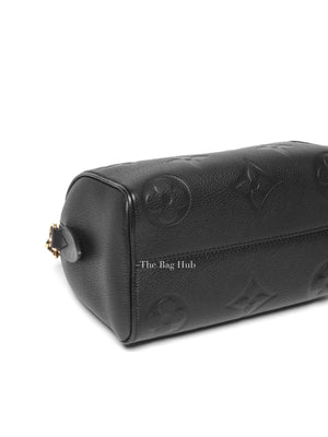 Louis Vuitton Black Monogram Empreinte Leather Speedy Bandouliere 20 Bag