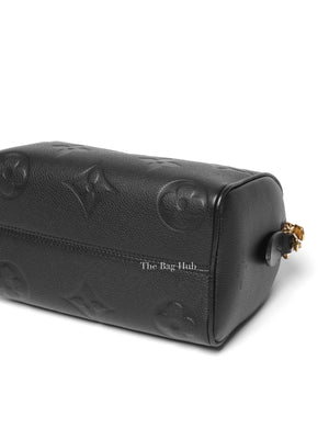 Louis Vuitton Black Monogram Empreinte Leather Speedy Bandouliere 20 Bag
