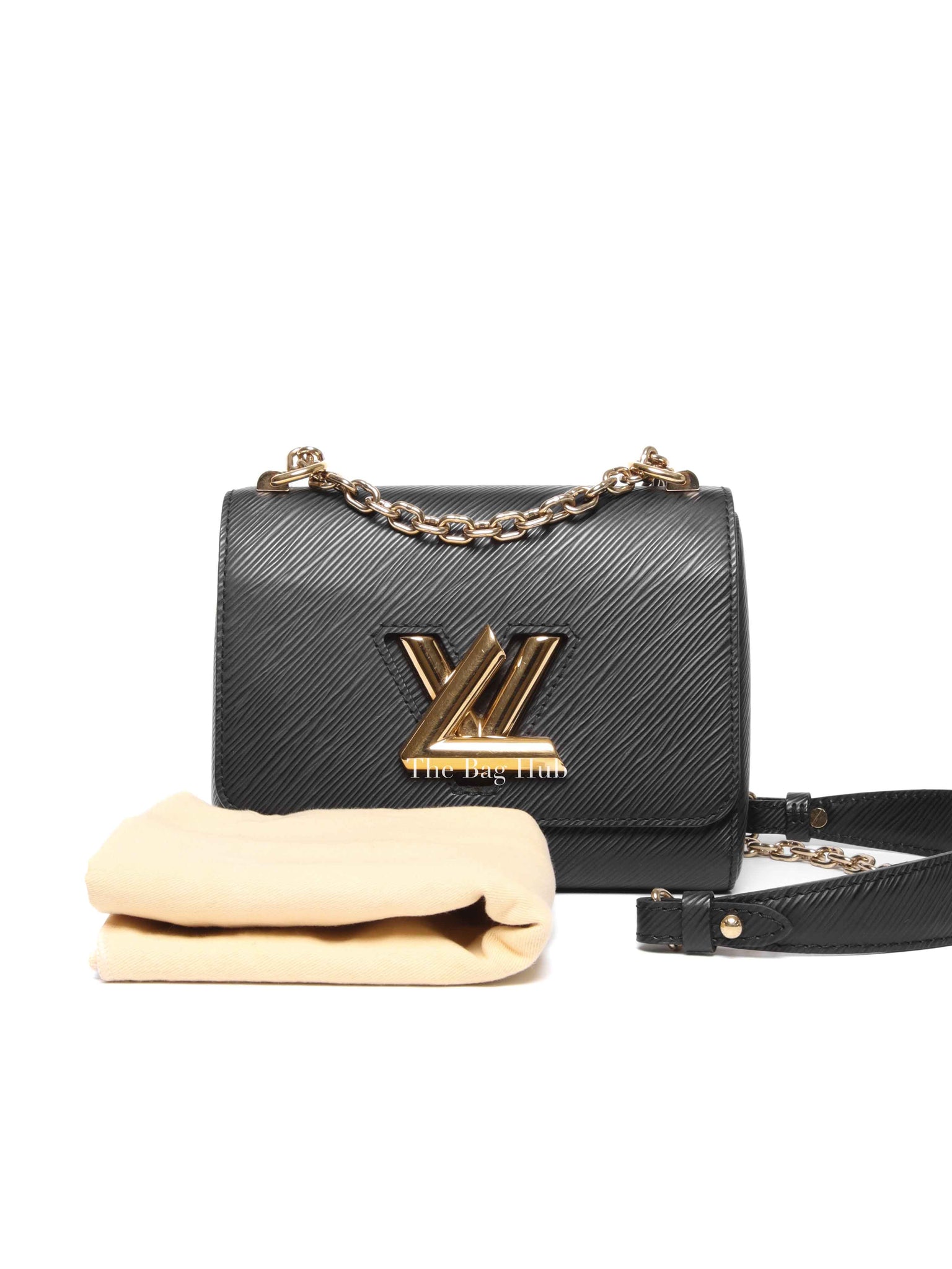 Louis Vuitton Black Epi Twist PM Shoulder Bag