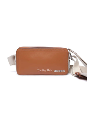 Jacquemus Light Brown Smooth Calfskin Le Cuerda Horizontal Bag