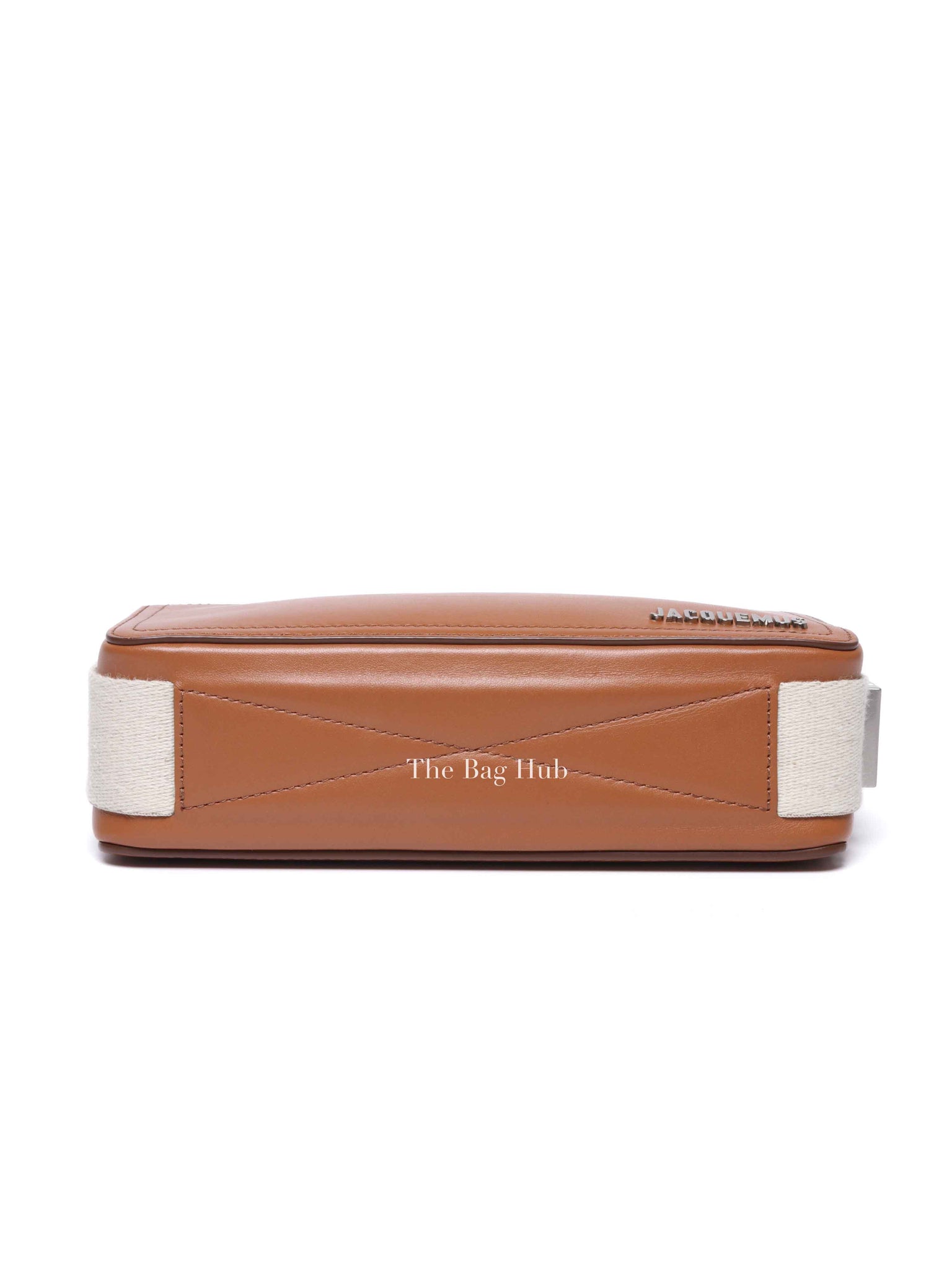 Jacquemus Light Brown Smooth Calfskin Le Cuerda Horizontal Bag
