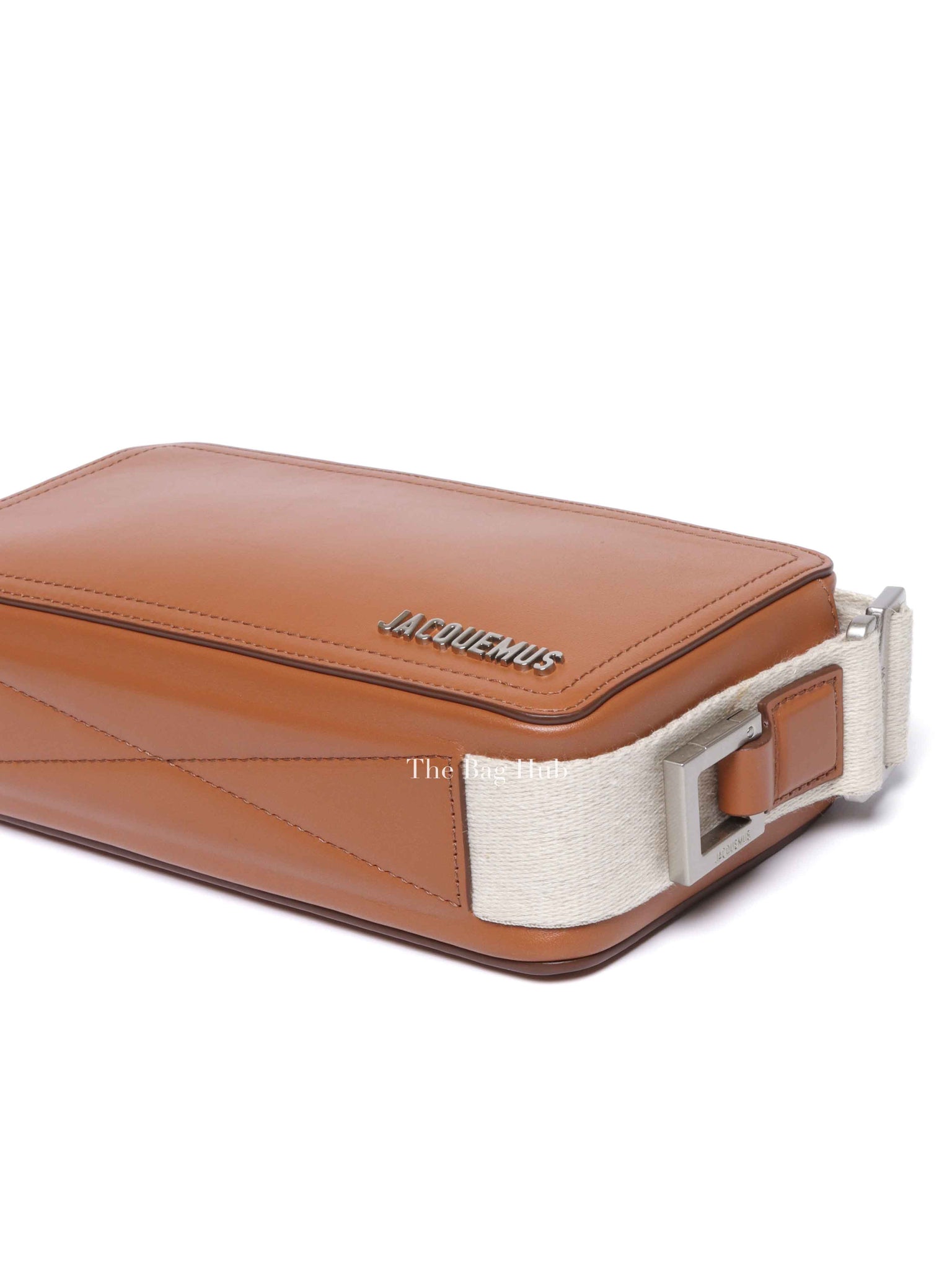 Jacquemus Light Brown Smooth Calfskin Le Cuerda Horizontal Bag