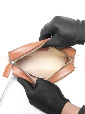 Jacquemus Light Brown Smooth Calfskin Le Cuerda Horizontal Bag