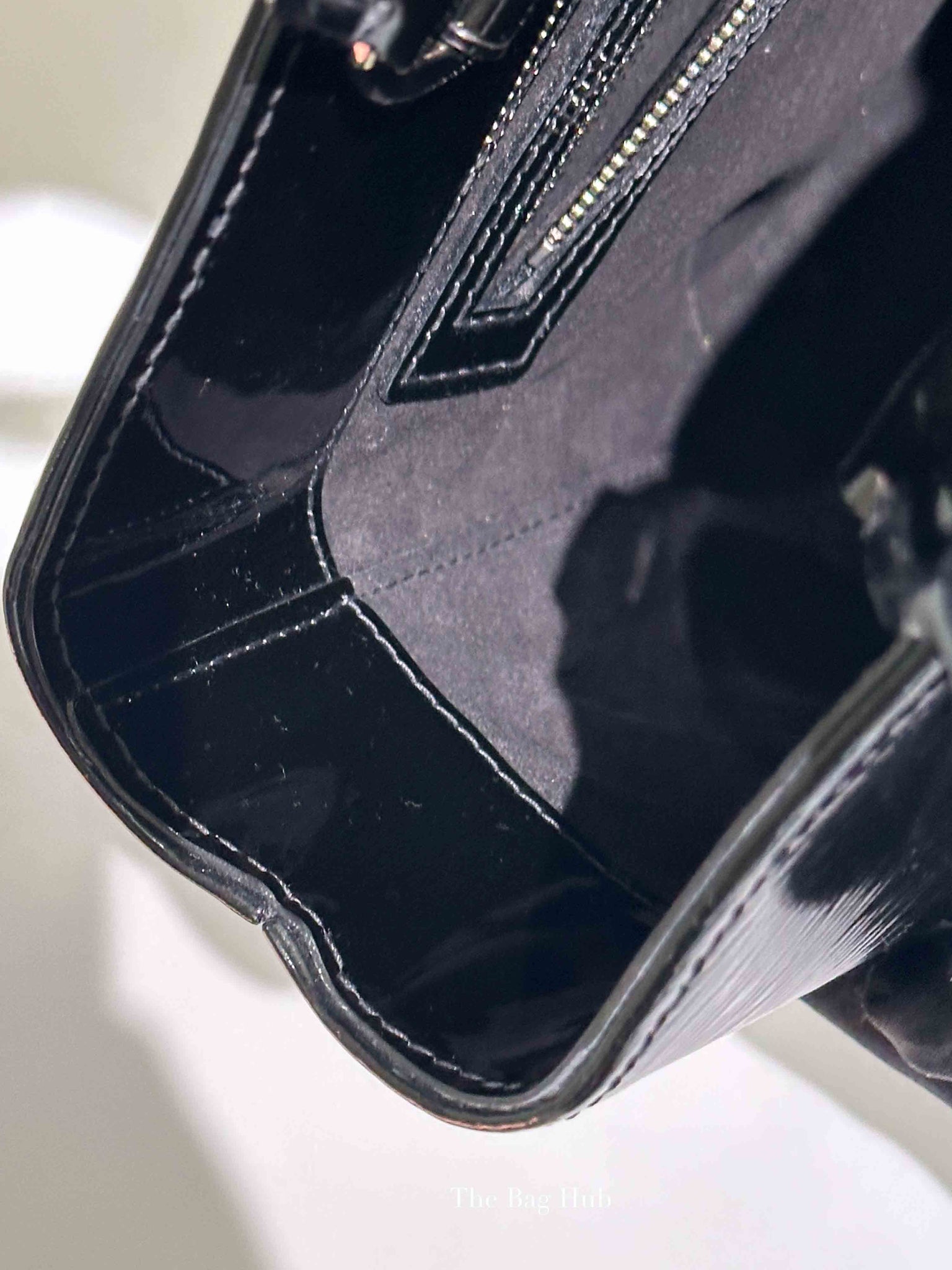 Louis Vuitton Black Epi Leather Mirabeu PM Hand Bag