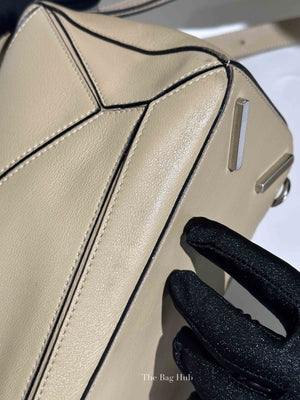 Loewe Etoupe Leather Medium Puzzle Bag