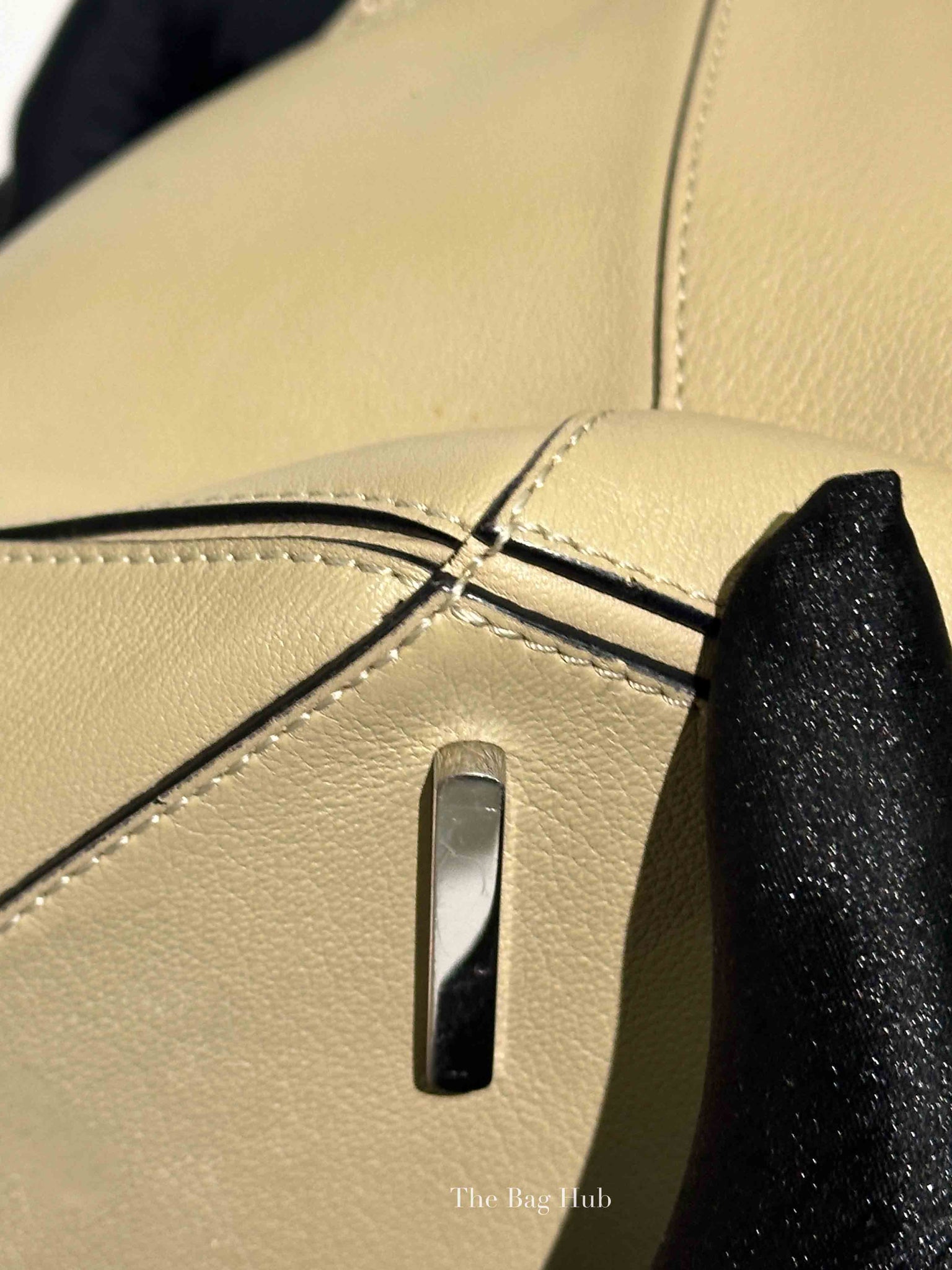 Loewe Etoupe Leather Medium Puzzle Bag