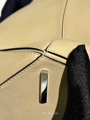 Loewe Etoupe Leather Medium Puzzle Bag