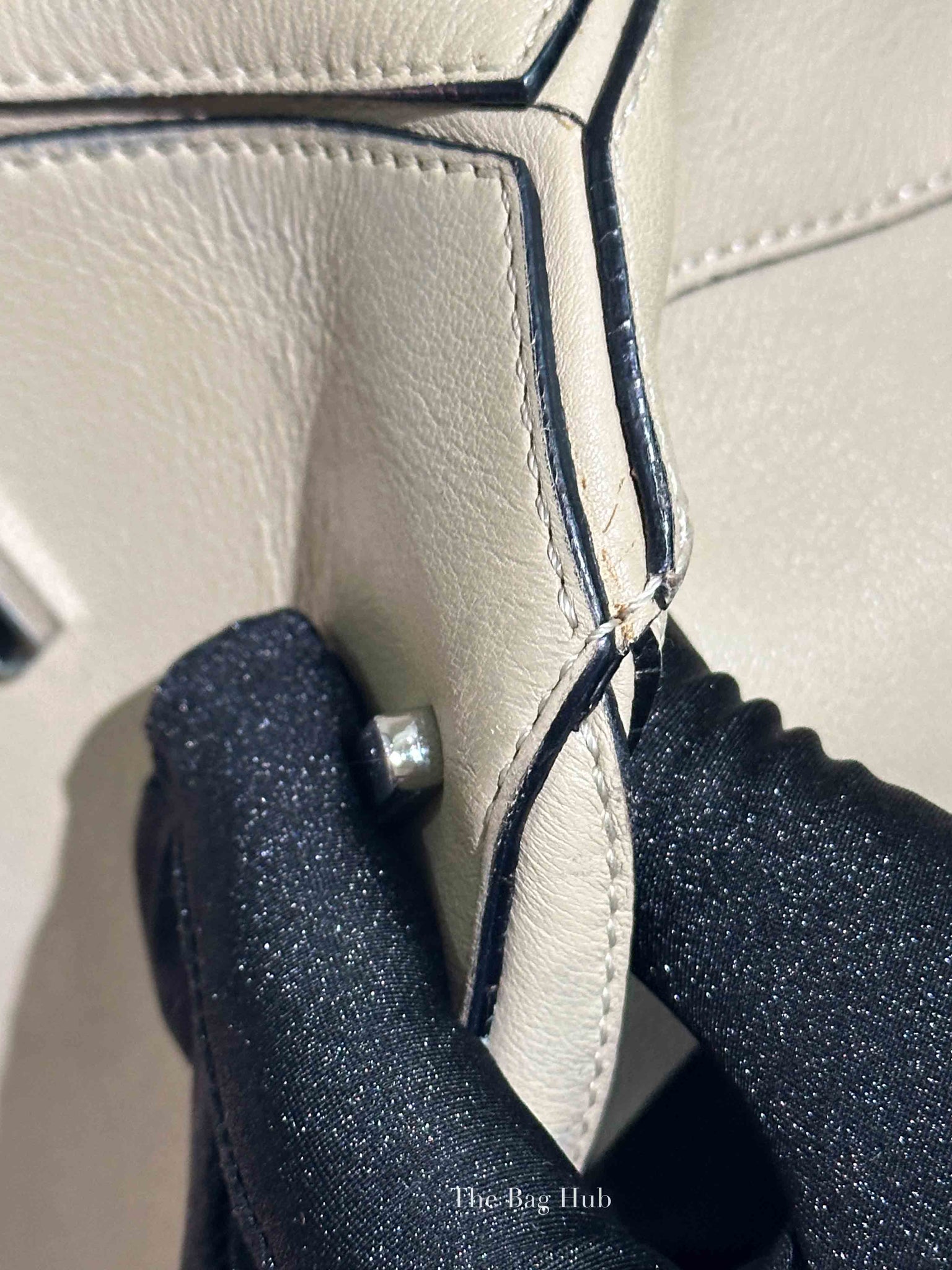 Loewe Etoupe Leather Medium Puzzle Bag