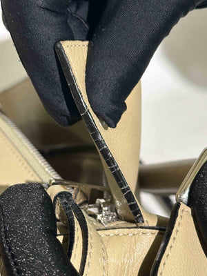 Loewe Etoupe Leather Medium Puzzle Bag
