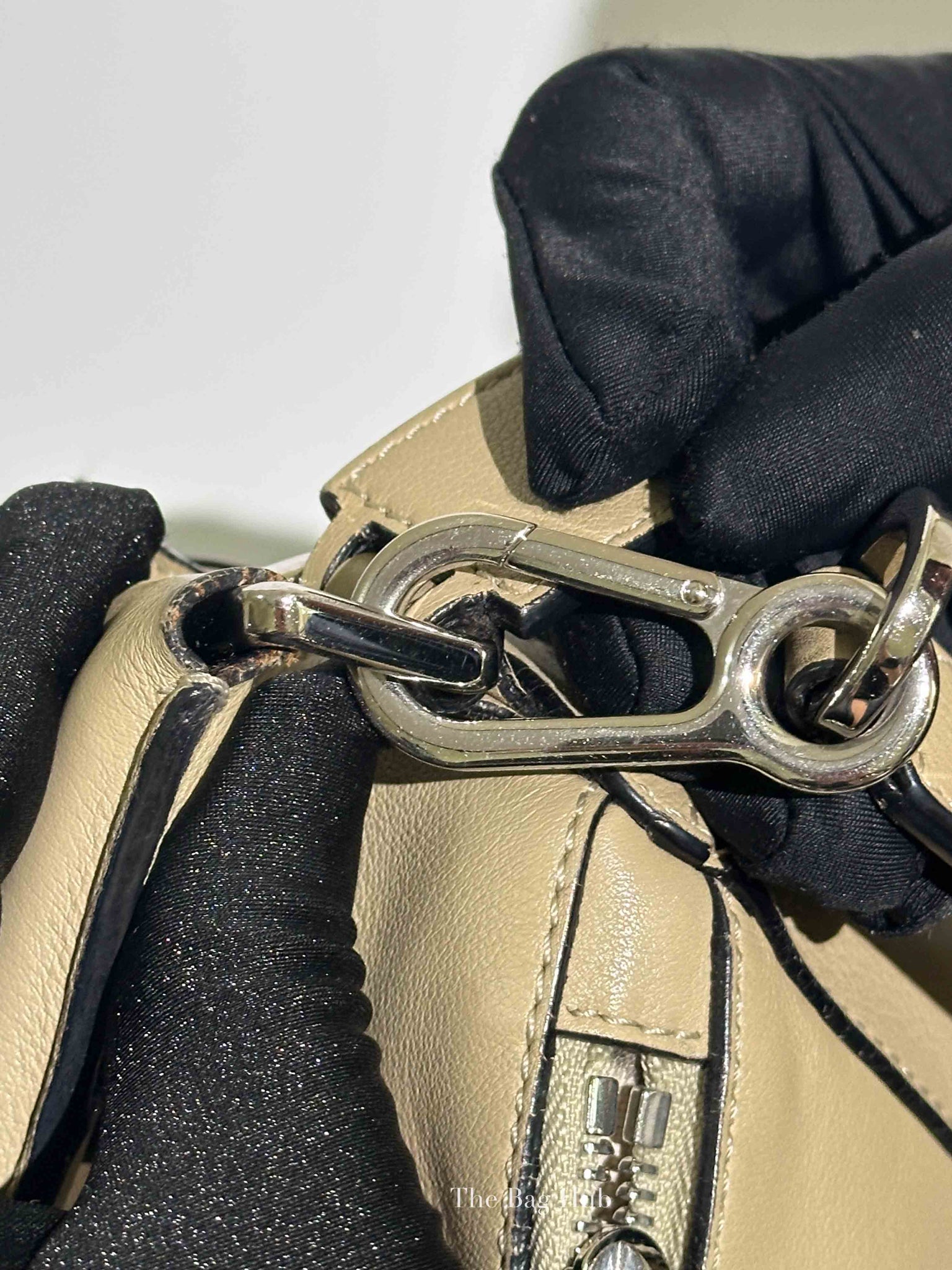 Loewe Etoupe Leather Medium Puzzle Bag