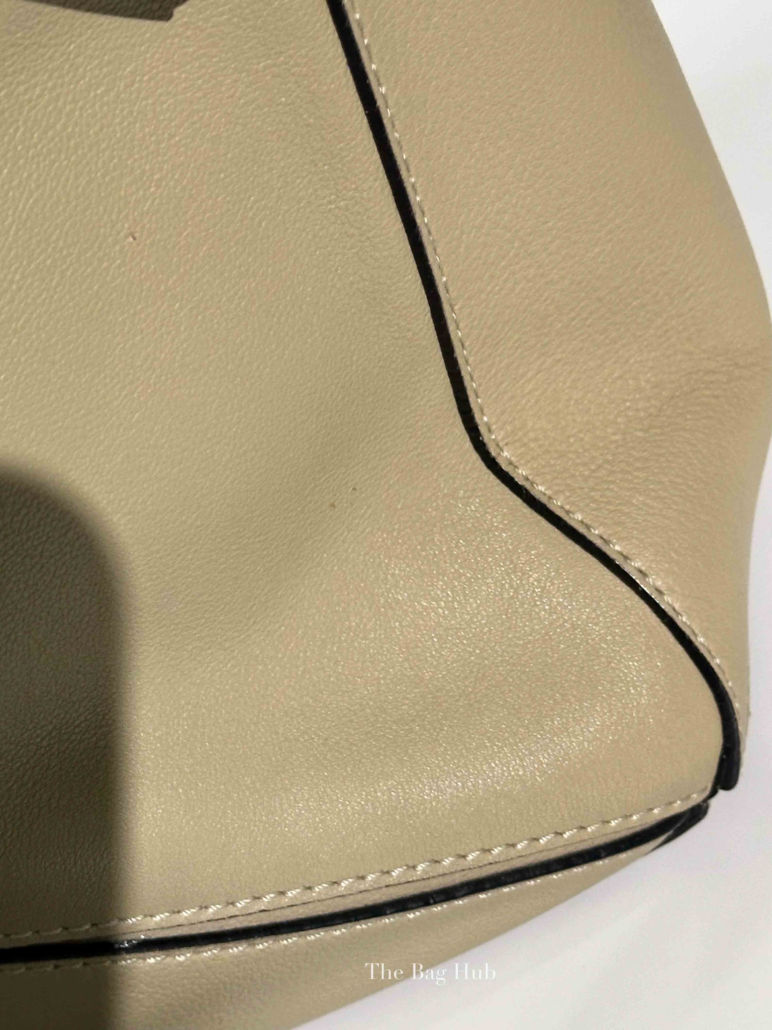 Loewe Etoupe Leather Medium Puzzle Bag