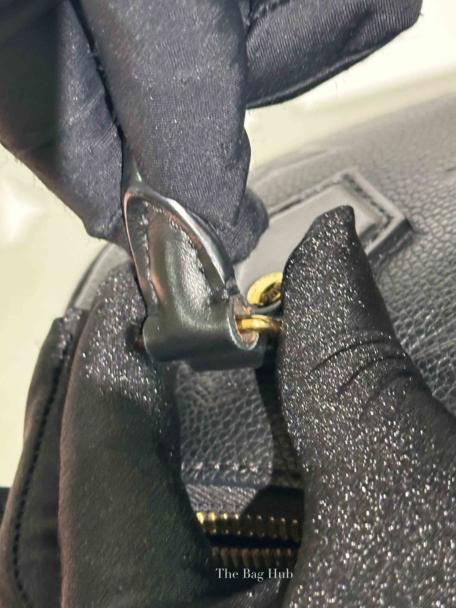 Louis Vuitton Black Monogram Empreinte Leather Speedy Bandouliere 20 Bag