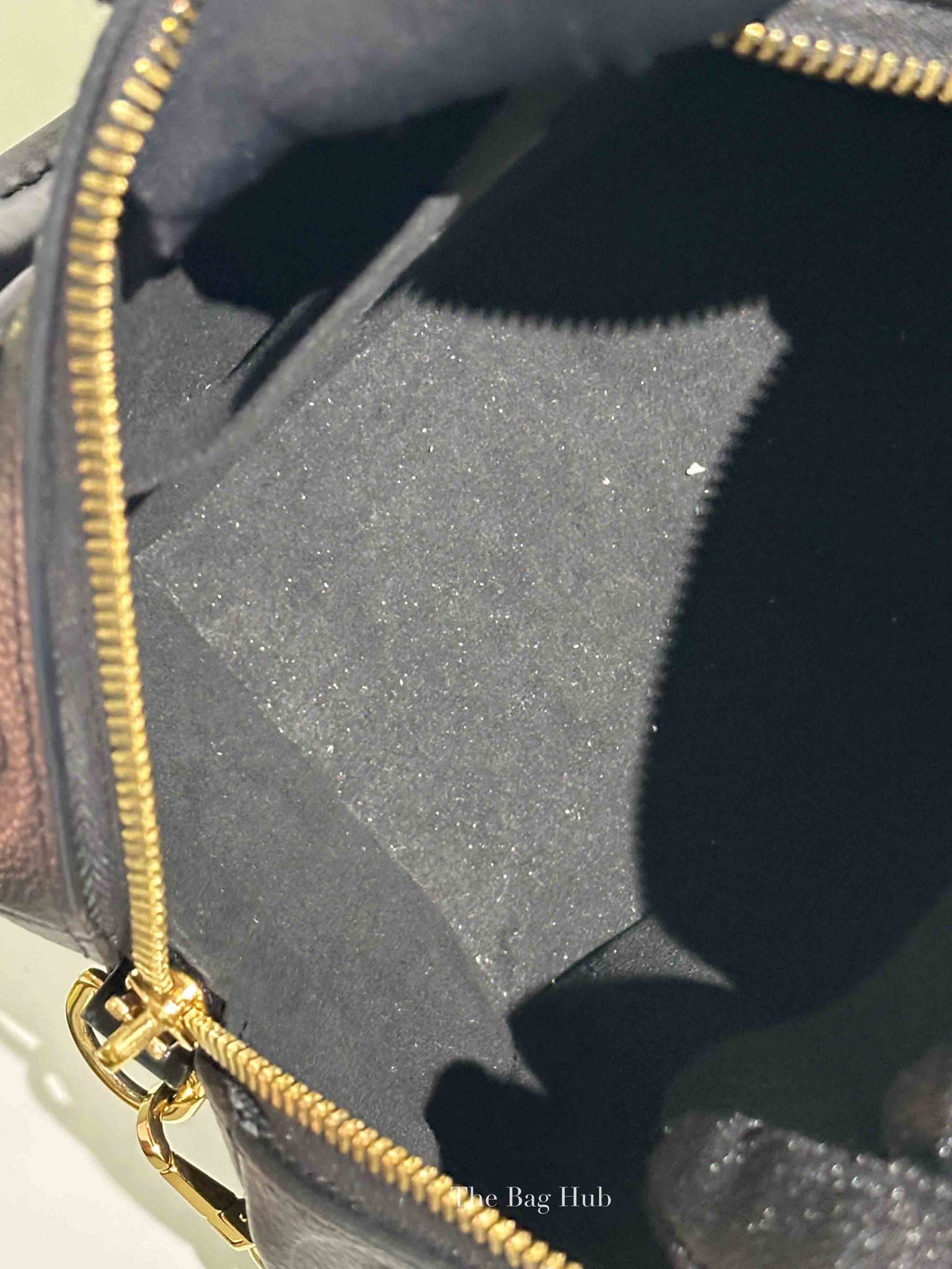 Louis Vuitton Black Monogram Empreinte Leather Speedy Bandouliere 20 Bag