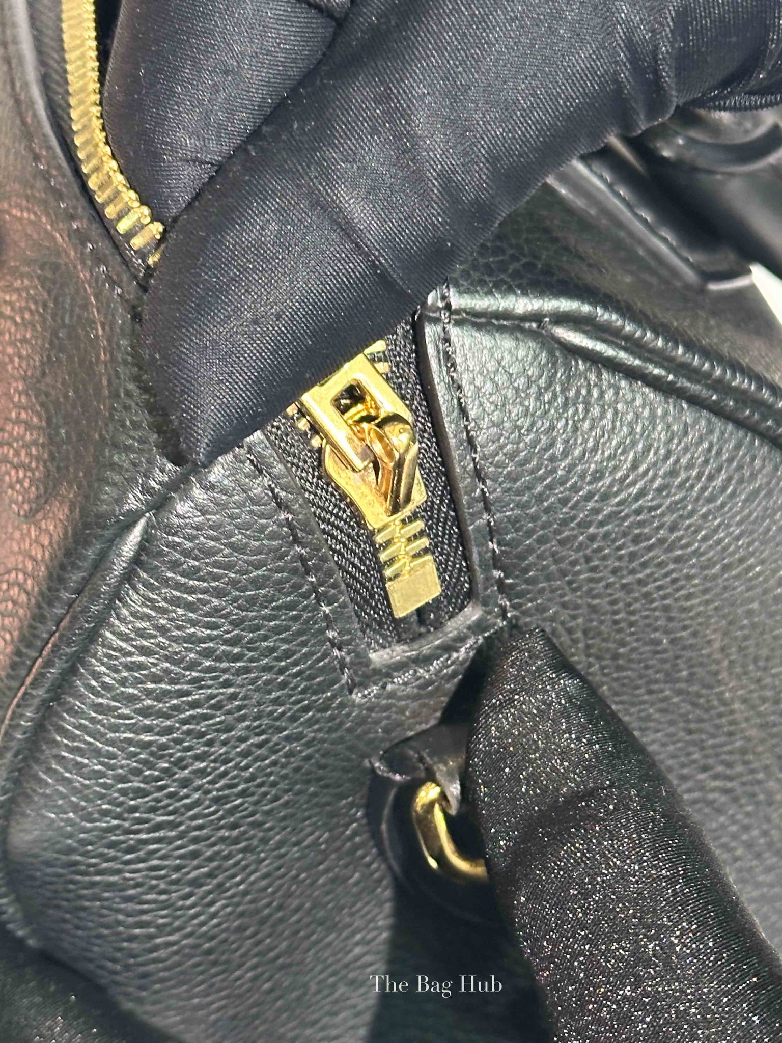 Louis Vuitton Black Monogram Empreinte Leather Speedy Bandouliere 20 Bag