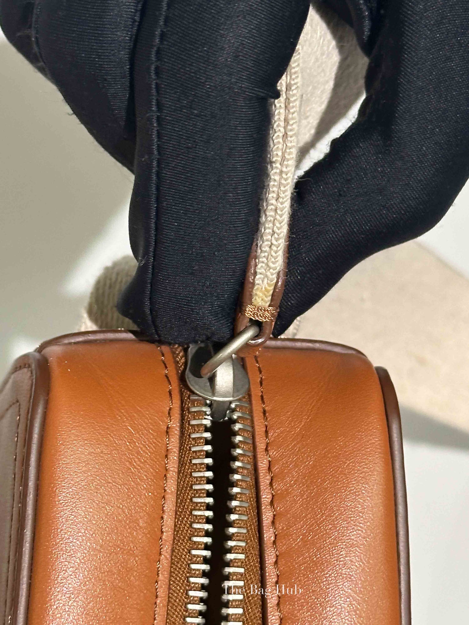 Jacquemus Light Brown Smooth Calfskin Le Cuerda Horizontal Bag