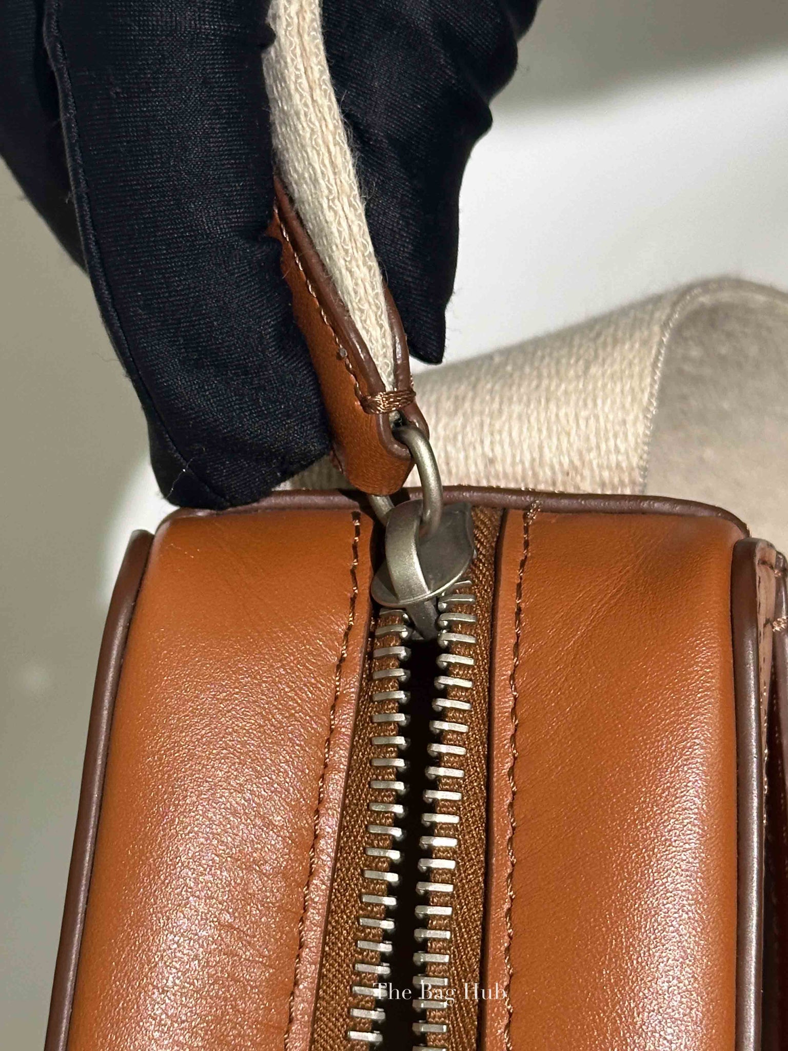 Jacquemus Light Brown Smooth Calfskin Le Cuerda Horizontal Bag