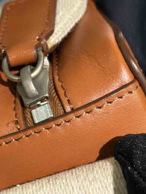Jacquemus Light Brown Smooth Calfskin Le Cuerda Horizontal Bag