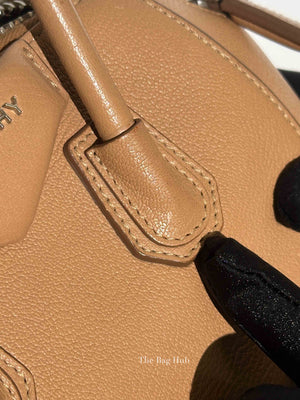 Givenchy Medium Beige Leather Mini Antigona Bag