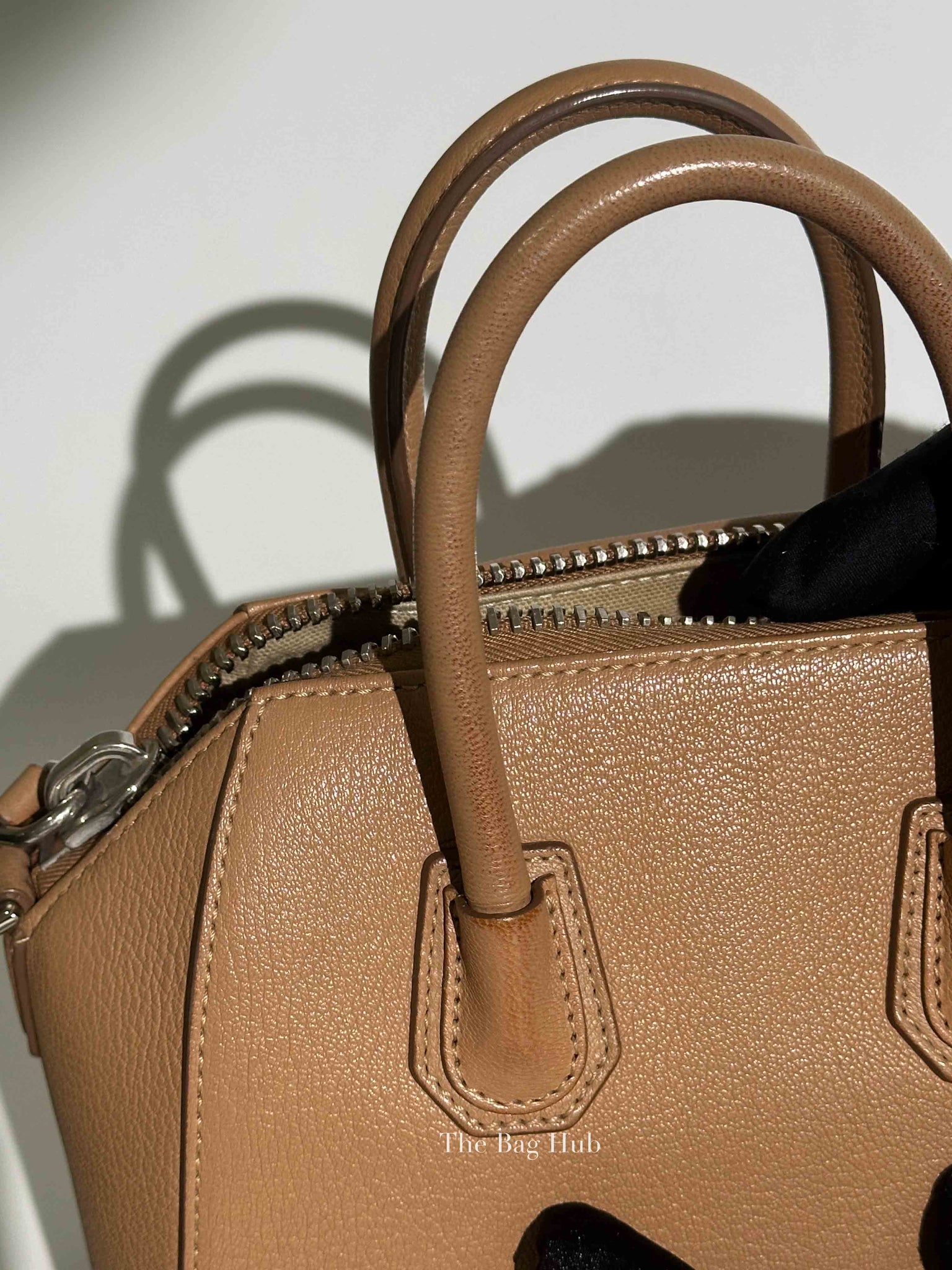 Givenchy Medium Beige Leather Mini Antigona Bag