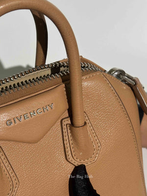 Givenchy Medium Beige Leather Mini Antigona Bag