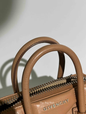 Givenchy Medium Beige Leather Mini Antigona Bag