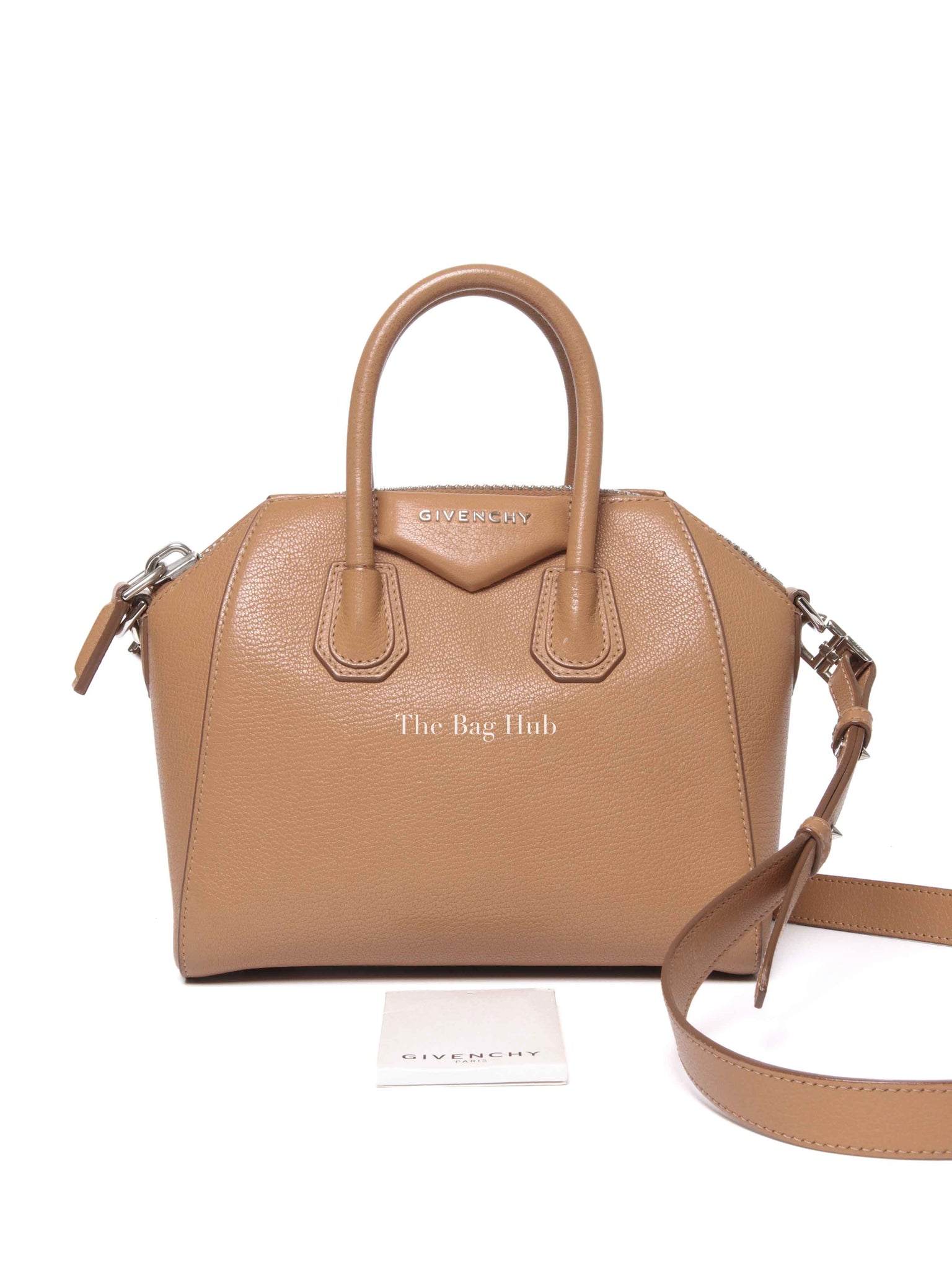 Givenchy Medium Beige Leather Mini Antigona Bag
