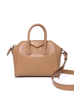 Givenchy Medium Beige Leather Mini Antigona Bag
