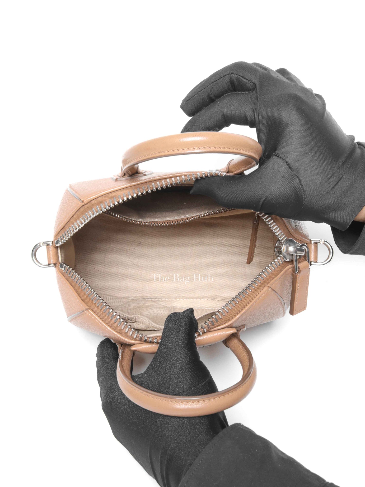 Givenchy Medium Beige Leather Mini Antigona Bag