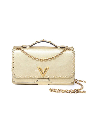 Louis Vuitton Gold Leather Very Chain Bag