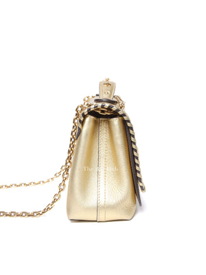 Louis Vuitton Gold Leather Very Chain Bag