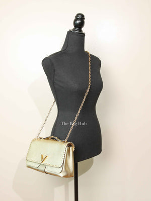 Louis Vuitton Gold Leather Very Chain Bag