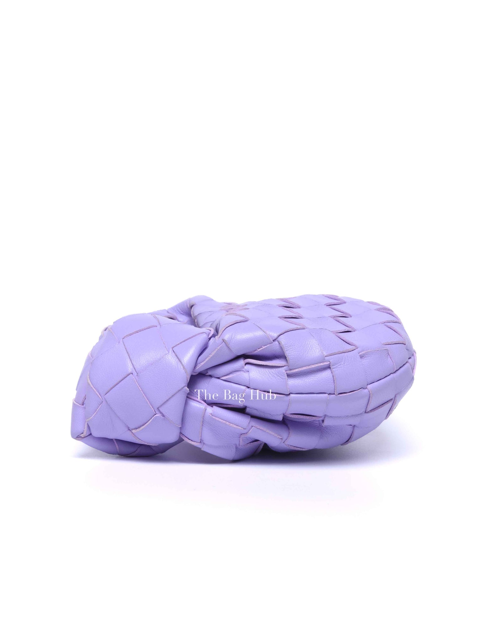Bottega Veneta Purple Intrecciato Leather Mini Jodie Bag