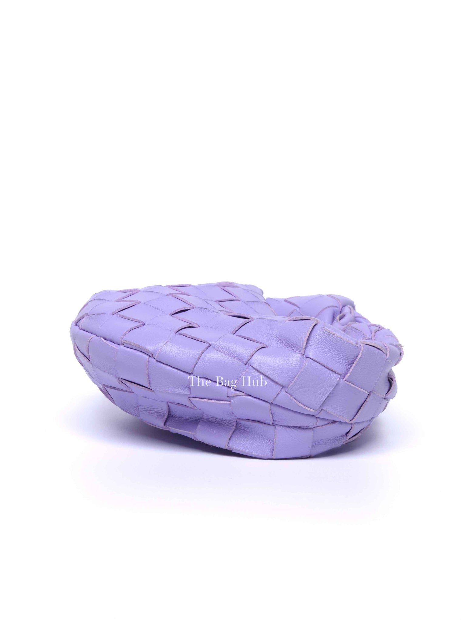 Bottega Veneta Purple Intrecciato Leather Mini Jodie Bag