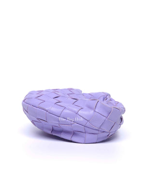 Bottega Veneta Purple Intrecciato Leather Mini Jodie Bag