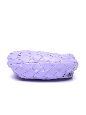 Bottega Veneta Purple Intrecciato Leather Mini Jodie Bag