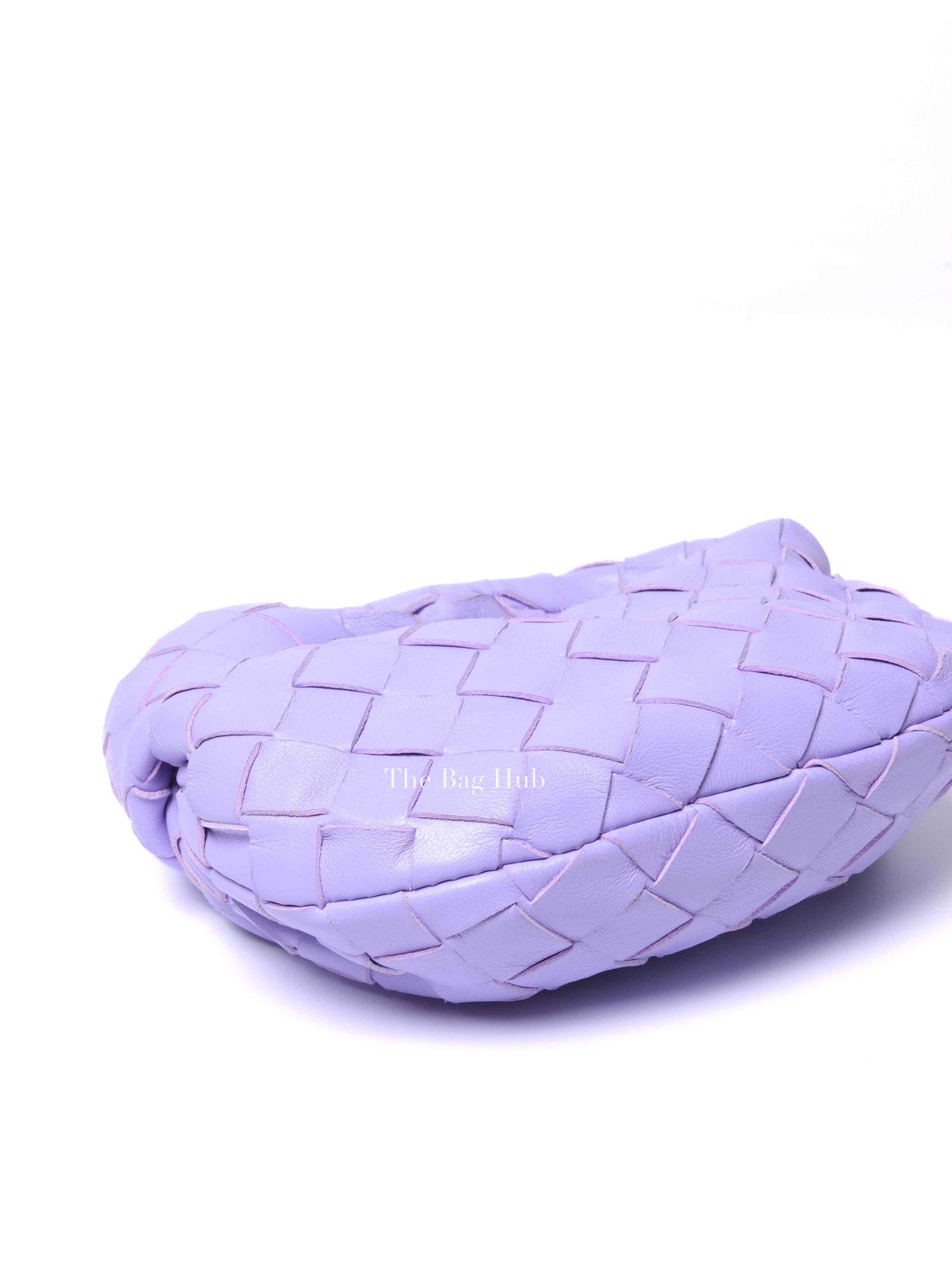 Bottega Veneta Purple Intrecciato Leather Mini Jodie Bag