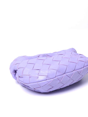 Bottega Veneta Purple Intrecciato Leather Mini Jodie Bag