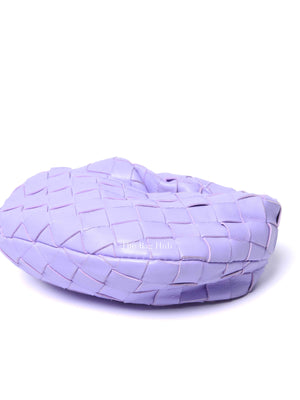 Bottega Veneta Purple Intrecciato Leather Mini Jodie Bag