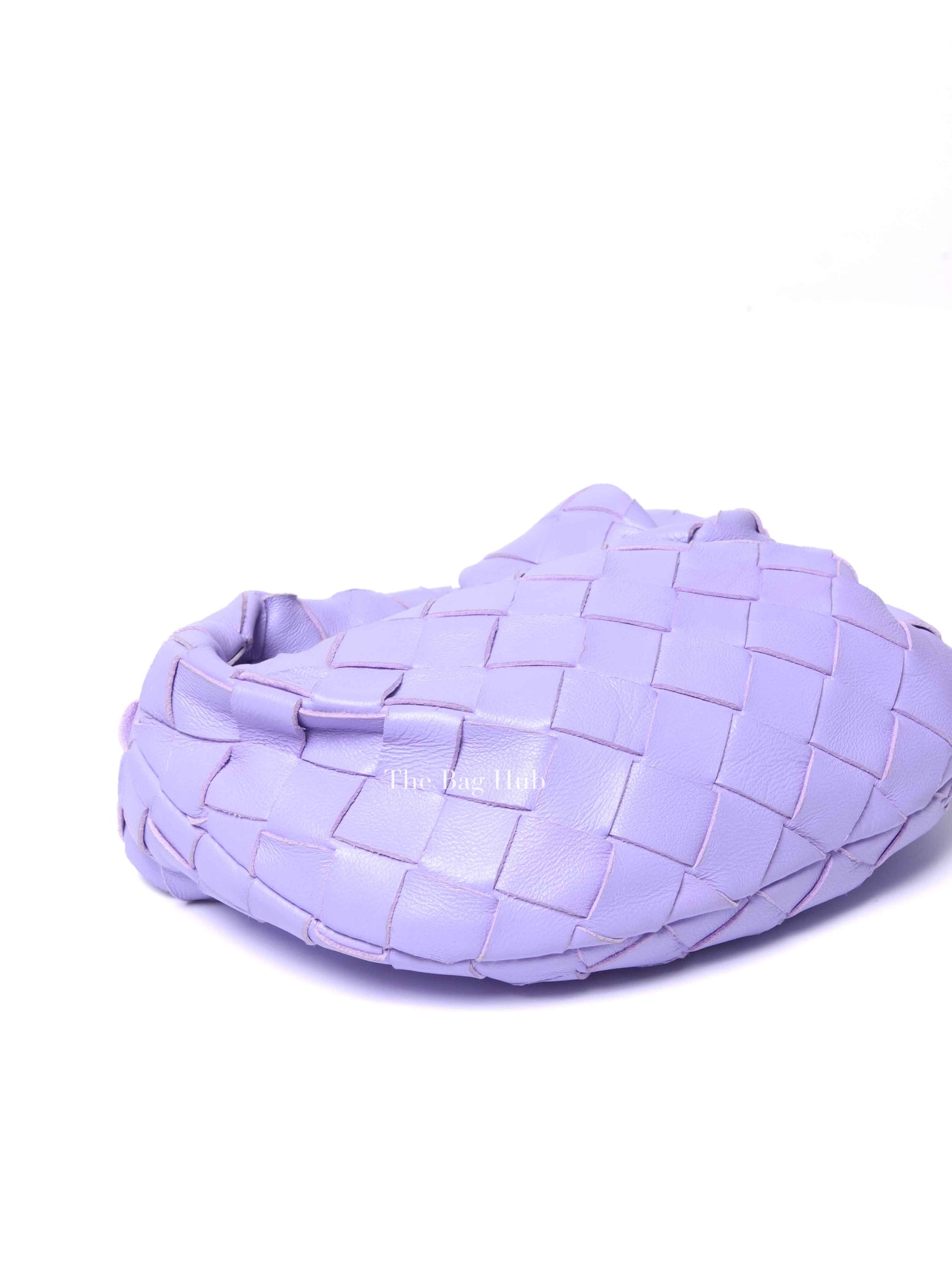 Bottega Veneta Purple Intrecciato Leather Mini Jodie Bag