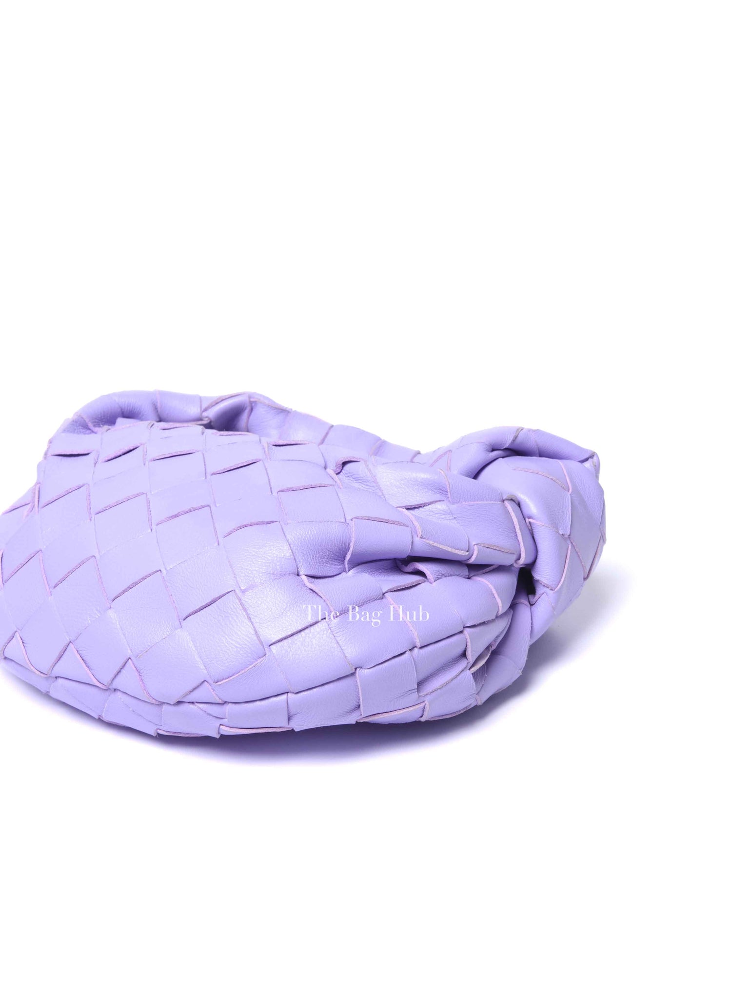 Bottega Veneta Purple Intrecciato Leather Mini Jodie Bag