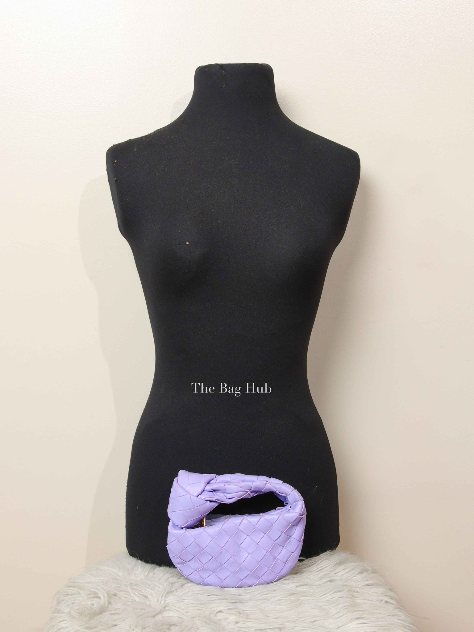 Bottega Veneta Purple Intrecciato Leather Mini Jodie Bag